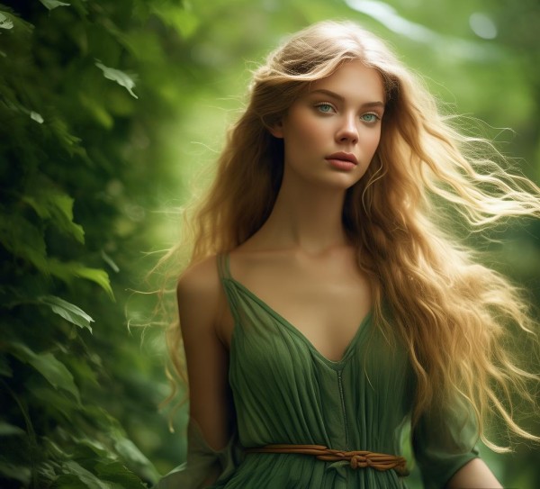 环保少女，美丽与智慧的完美融合