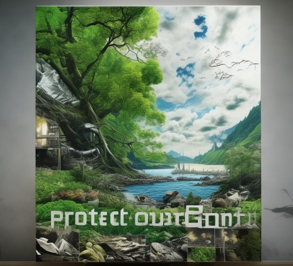 环保海报，视觉冲击力的展现