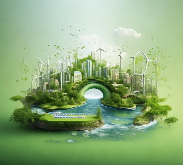 绿色环保背景素材动态，助力可持续发展的新维度