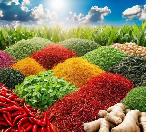 农业产品药材的多样性与价值