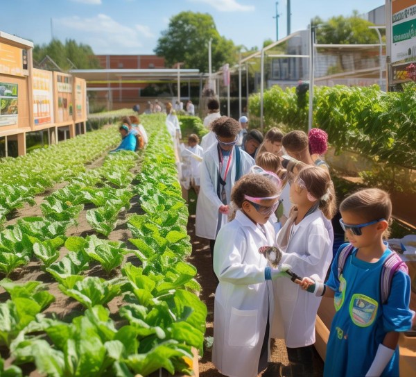 校园农业科普教育基地，助力学生成长