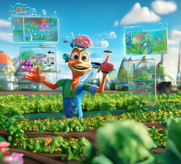 科普农业动漫图片，你了解的农业科技未来了吗？