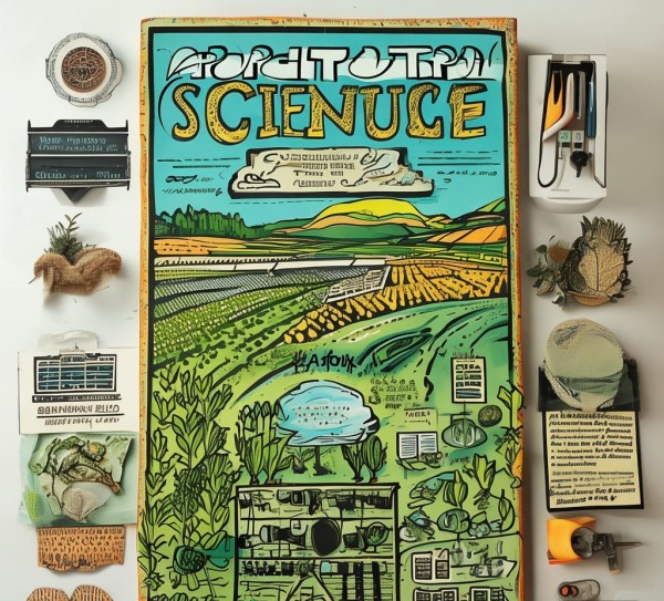 手绘农业科普展板海报设计与制作